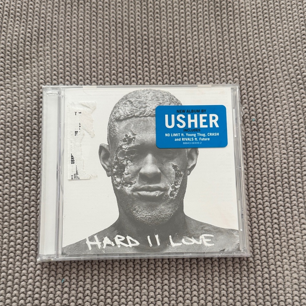 Usher Album CD with Monochrome Cover